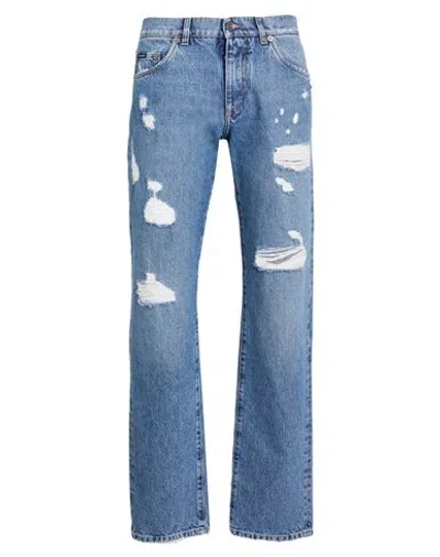 Dolce & Gabbana Man Jeans Blue Size 32 Cotton