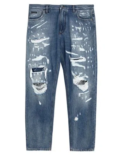 Dolce & Gabbana Man Jeans Blue Size 38 Cotton