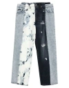 Dolce & Gabbana Multicolor Patchwork Cotton Straight Men Denim Jeans In Blue