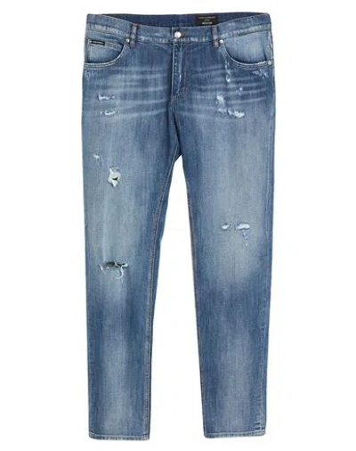 Dolce & Gabbana Man Jeans Blue Size 38 Cotton