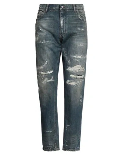 Dolce & Gabbana Man Jeans Blue Size 42 Cotton