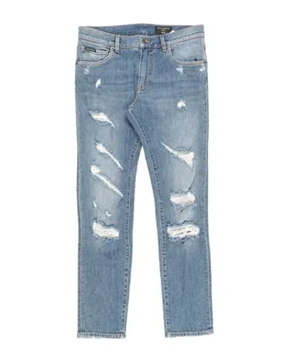 Dolce & Gabbana Man Jeans Blue Size 42 Cotton, Elastane