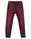 Dolce & Gabbana Man Jeans Burgundy Size 30 Cotton In Red