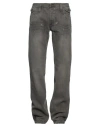 Dolce & Gabbana Man Jeans Charcoal Size 32 Cotton In Black
