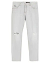 Dolce & Gabbana Man Jeans Grey Size 42 Cotton In Grey