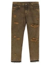Dolce & Gabbana Man Jeans Khaki Size 36 Cotton In Brown
