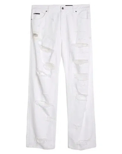 Dolce & Gabbana Man Jeans White Size 40 Cotton