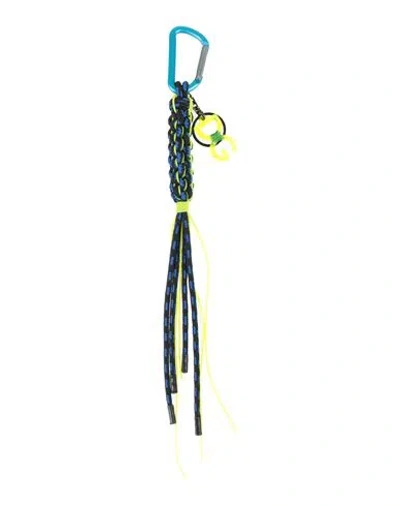 Dolce & Gabbana Man Key Ring Black Size - Textile Fibers