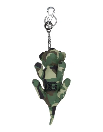 Dolce & Gabbana Key Rings In Military Green