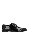 Dolce & Gabbana Leather Derby. In Black