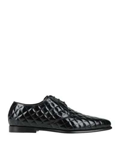 Dolce & Gabbana Lace-up Shoes In Black