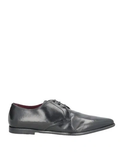 Dolce & Gabbana Man Lace-up Shoes Black Size 9 Calfskin