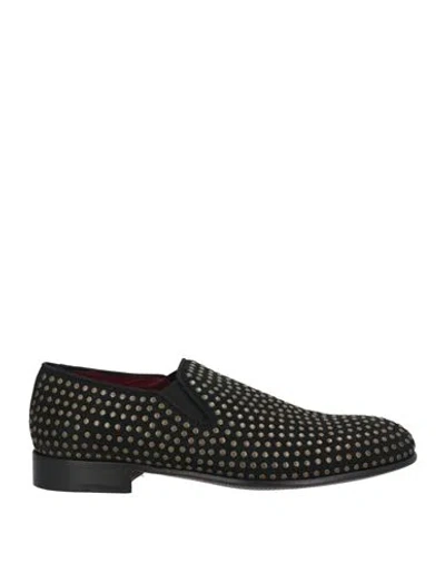 Dolce & Gabbana Man Loafers Black Size 9 Goat Skin