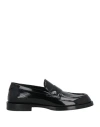 Dolce & Gabbana Polished Calfskin Loafers In Black