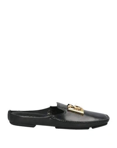 Dolce & Gabbana Man Mules & Clogs Black Size 9 Calfskin
