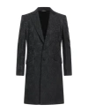 Dolce & Gabbana Man Overcoat & Trench Coat Black Size 36 Acetate, Polyester, Cotton, Polyamide In Black