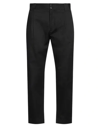 Dolce & Gabbana Man Pants Black Size 42 Cotton, Elastane