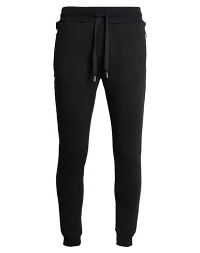 Dolce & Gabbana Man Pants Black Size 32 Cotton, Elastane, Polyester