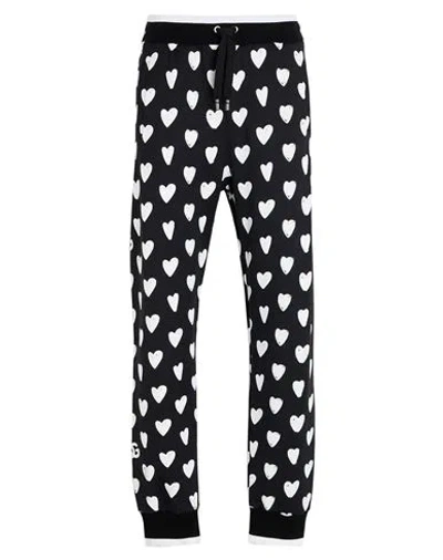 Dolce & Gabbana Man Pants Black Size 34 Polyamide, Cotton
