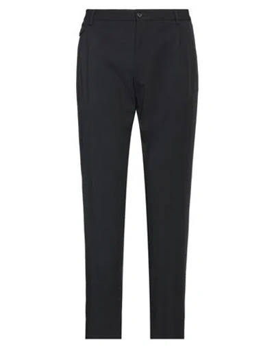 Dolce & Gabbana Man Pants Black Size 34 Virgin Wool, Polyamide, Elastane