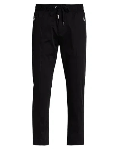 Dolce & Gabbana Man Pants Black Size 38 Cotton, Elastane, Polyester, Viscose