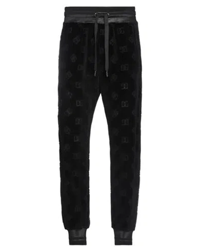 Dolce & Gabbana Man Pants Black Size 38 Cotton, Polyester, Elastane