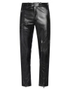 Dolce & Gabbana Man Pants Black Size 38 Polyurethane, Polyester In Black