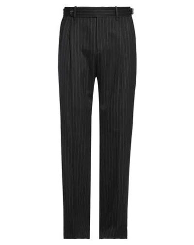 Dolce & Gabbana Man Pants Black Size 38 Virgin Wool, Polyamide, Elastane, Polyester