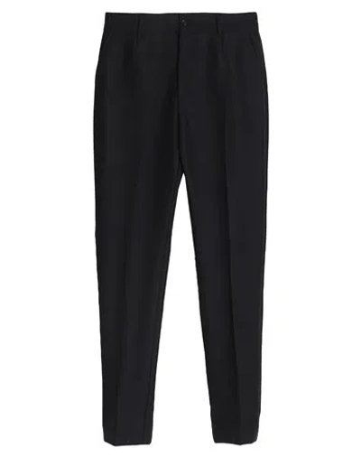 Dolce & Gabbana Man Pants Black Size 36 Wool, Mohair Wool