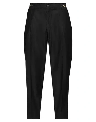 Dolce & Gabbana Man Pants Black Size 38 Wool, Polyamide, Elastane