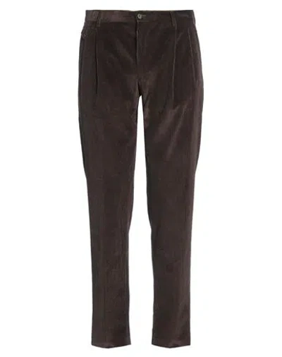 Dolce & Gabbana Man Pants Brown Size 38 Cotton