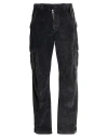 Dolce & Gabbana Man Pants Charcoal Size 34 Cotton, Elastane In Black