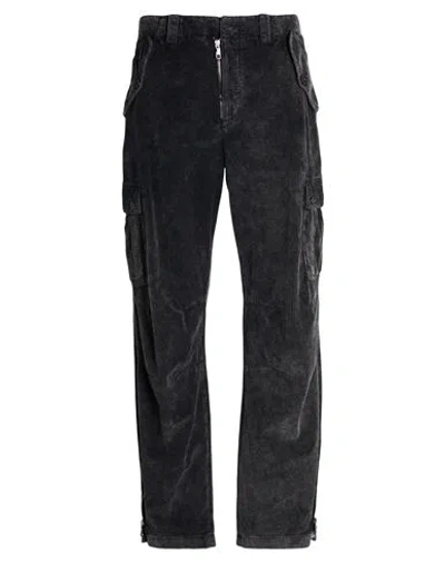 Dolce & Gabbana Man Pants Charcoal Size 34 Cotton, Elastane In Black