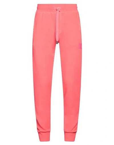 Dolce & Gabbana Man Pants Coral Size 38 Cotton, Polyamide, Elastane In Red