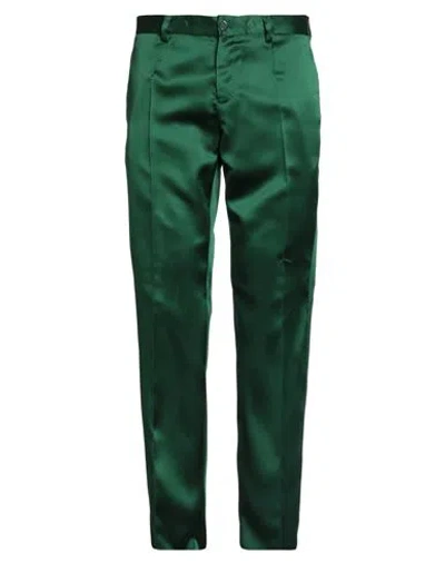 Dolce & Gabbana Man Pants Emerald Green Size 38 Polyester