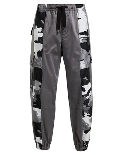 Dolce & Gabbana Man Pants Grey Size 34 Cotton, Polyester, Elastane In Gray
