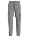 Dolce & Gabbana Light Grey Cargo Trousers In Gray