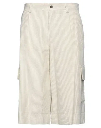 Dolce & Gabbana Man Pants Ivory Size 30 Cotton In White