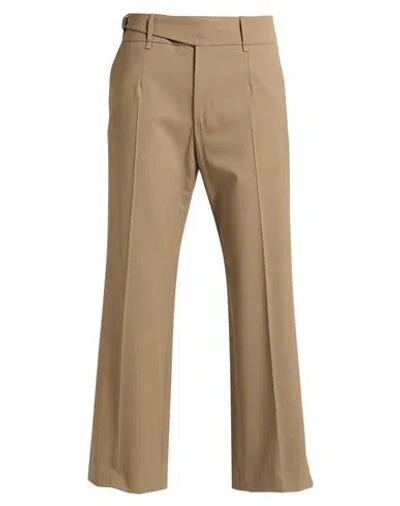 Dolce & Gabbana Man Pants Khaki Size 34 Virgin Wool, Elastane In Beige