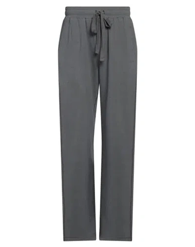 Dolce & Gabbana Man Pants Lead Size 34 Cotton, Elastane In Grey