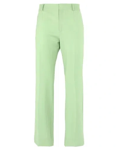 Dolce & Gabbana Man Pants Light Green Size 30 Wool, Elastane