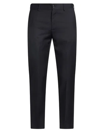 Dolce & Gabbana Man Pants Midnight Blue Size 32 Virgin Wool, Silk