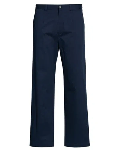 Dolce & Gabbana Man Pants Midnight Blue Size 34 Cotton, Elastane