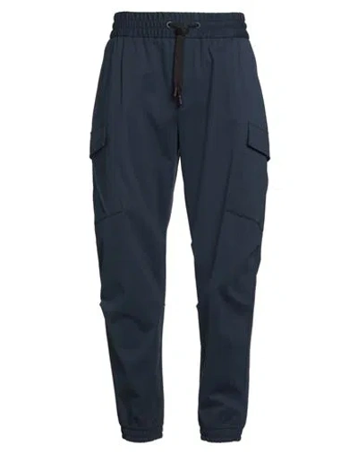 Dolce & Gabbana Man Pants Midnight Blue Size 36 Cotton, Polyamide, Elastane