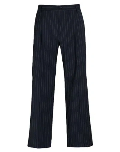 Dolce & Gabbana Man Pants Midnight Blue Size 38 Polyester, Wool, Elastane