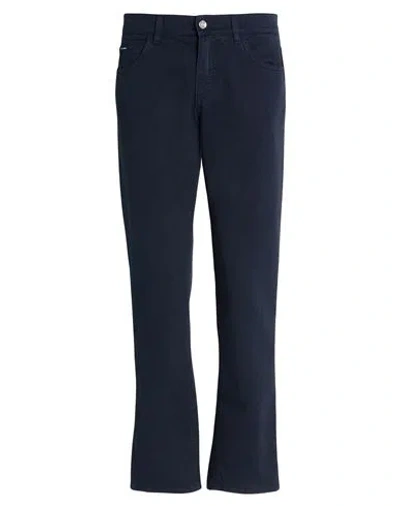 Dolce & Gabbana Man Pants Midnight Blue Size 42 Cotton