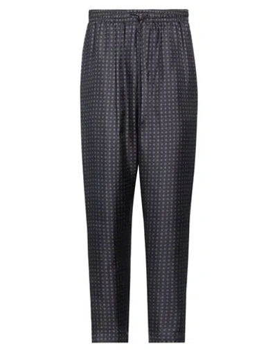 Dolce & Gabbana Man Pants Midnight Blue Size 30 Silk