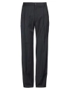 Dolce & Gabbana Man Pants Navy Size 36 Polyester, Wool, Elastane In Navy
