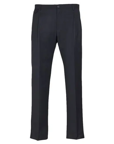 Dolce & Gabbana Man Pants Navy Size 38 Virgin Wool, Elastane