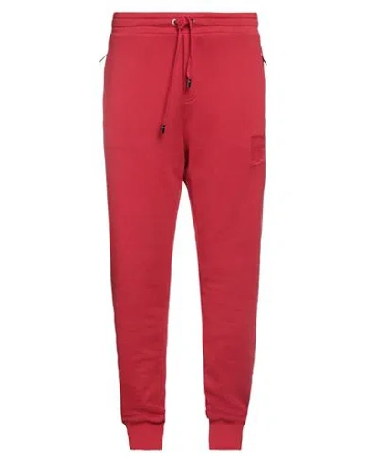 Dolce & Gabbana Man Pants Red Size 34 Cotton, Elastane, Viscose